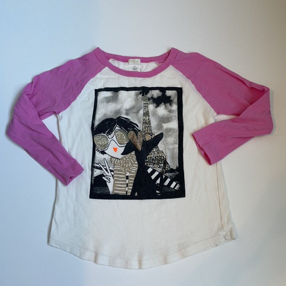 Crewcuts Paris Raglan Tee